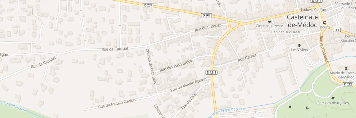 Plan du 19B Rue des Pas Perdus à Castelnau-de-Médoc