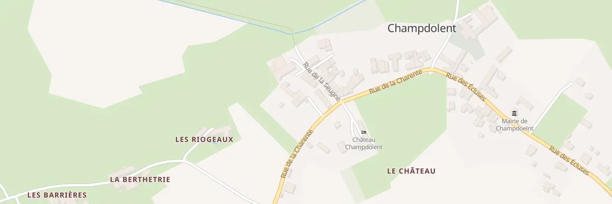Plan du 18 Rue de la Charente à Champdolent