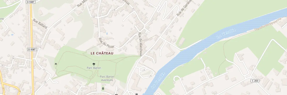 Plan du 8 Rue du marchoux à Fontenay-le-Comte
