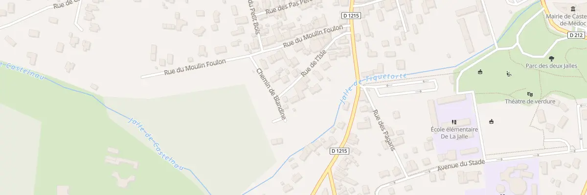 Plan du 16 Rue de l’Isle à Castelnau-de-Médoc