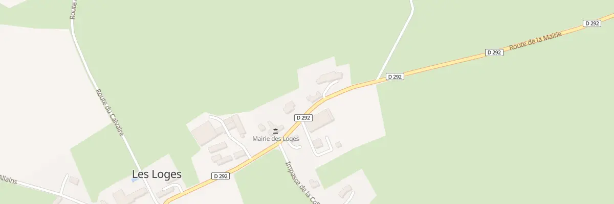 Plan du 5014 Le Bourg aux Loges
