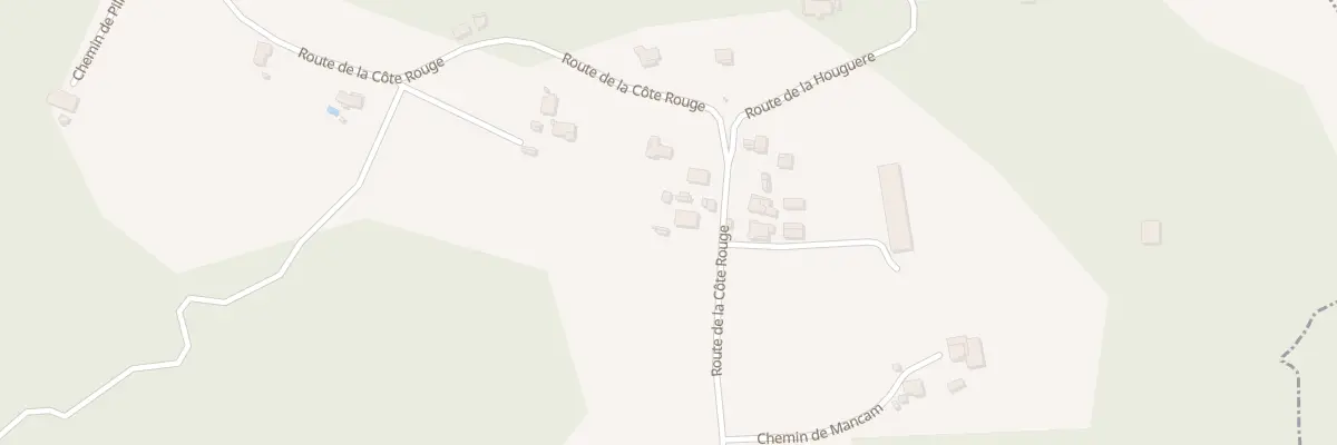 Plan du 611 Rte de la Côte Rouge à Poyanne