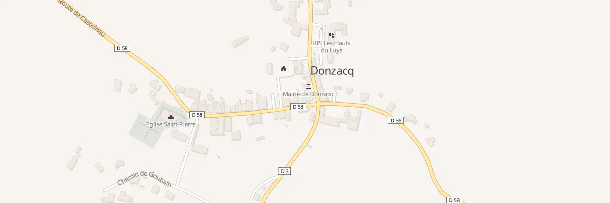 Plan du 4 Rue de l’Eglise à Donzacq
