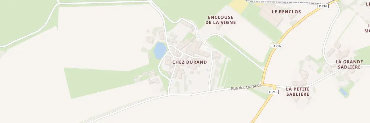 Plan du 4 Imp des Durands aux Essards