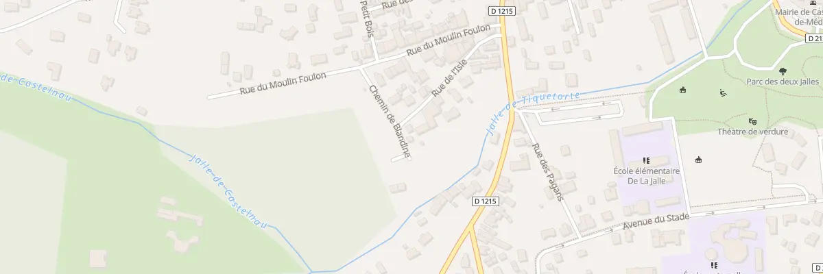 Plan du 18 Rue de l’Isle à Castelnau-de-Médoc
