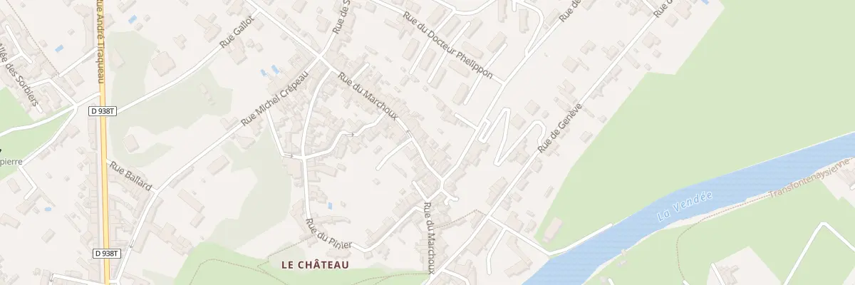Plan du 42 Rue du marchoux à Fontenay-le-Comte
