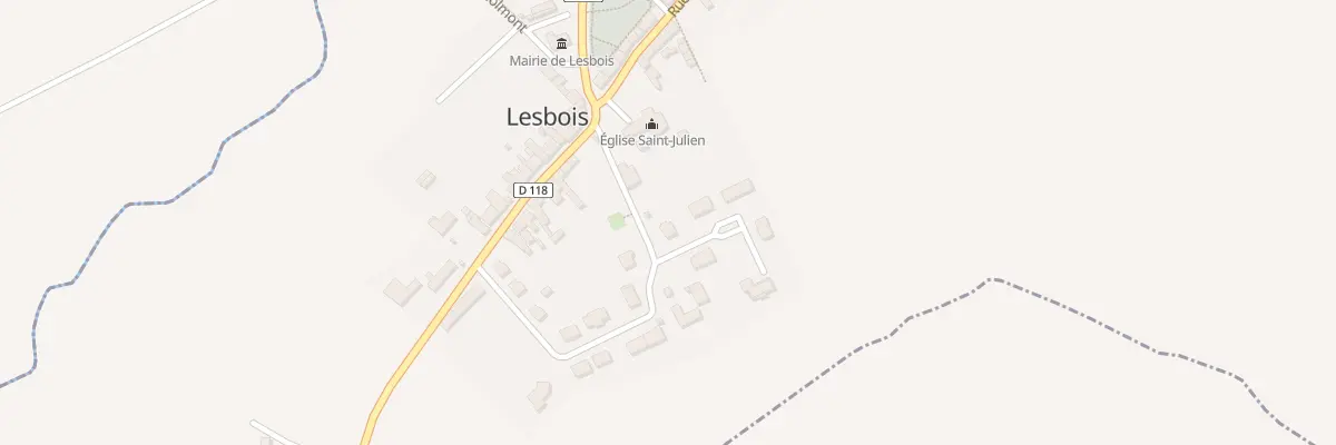 Plan du 1 Rue des Prés à Lesbois