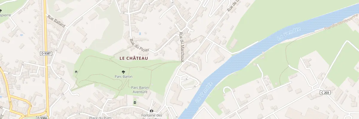 Plan du 1 Rue du marchoux à Fontenay-le-Comte