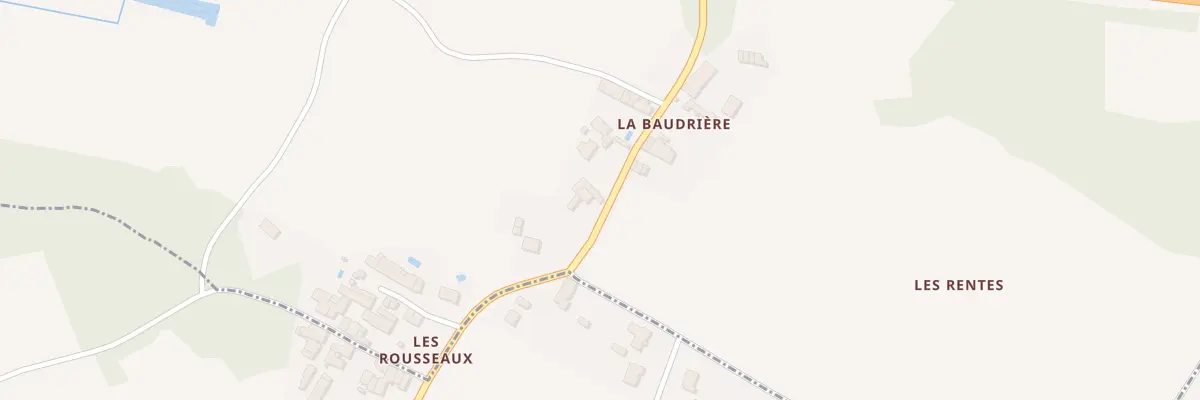Plan du 3 La Baudriere à Champdolent