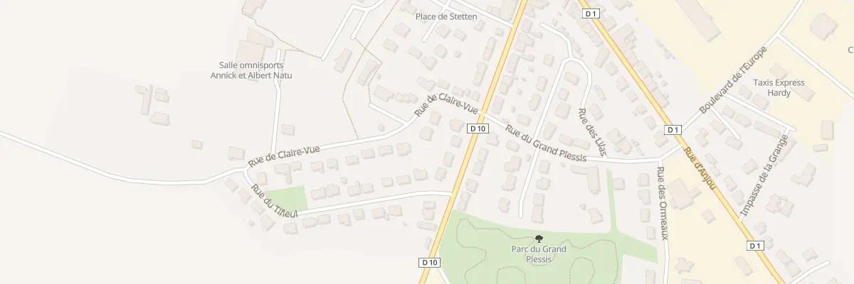 Plan du 3 Rue de Claire-Vue à Quelaines-Saint-Gault