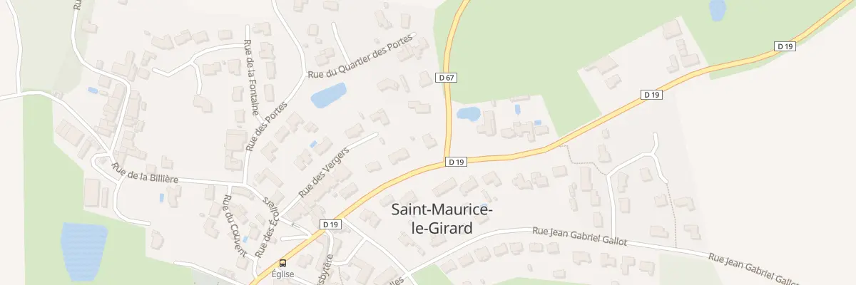 Plan du 27 Rue la croix blanche à Saint-Maurice-le-Girard
