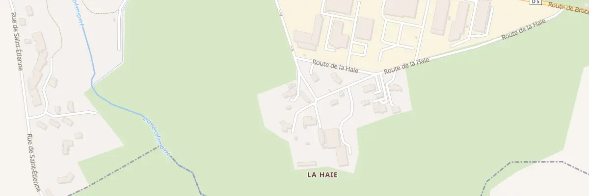 Plan du 226 Rte de la Haie à Gorron