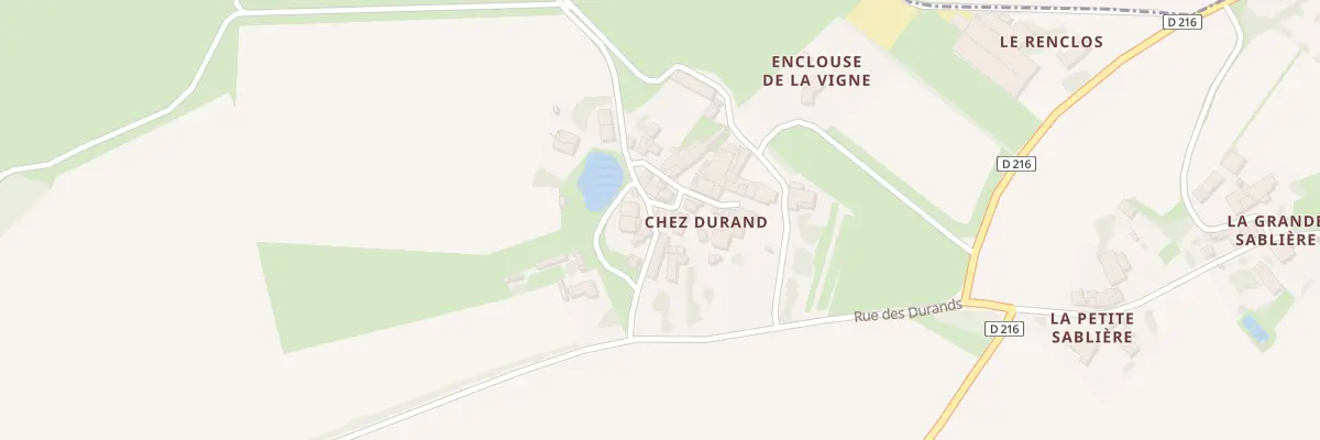 Plan du 8 Rue de la Mare des Durands aux Essards