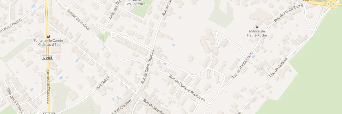 Plan du 22 Rue de saint-thomas à Fontenay-le-Comte