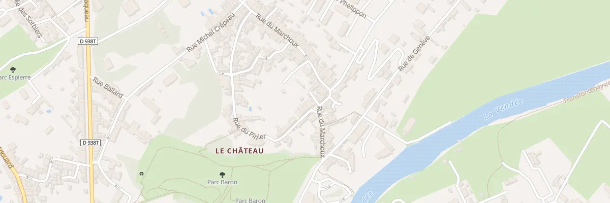 Plan du 2 Rue du pinier à Fontenay-le-Comte