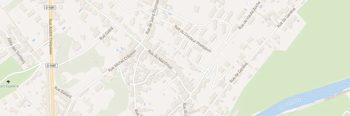Plan du 62 Rue du marchoux à Fontenay-le-Comte