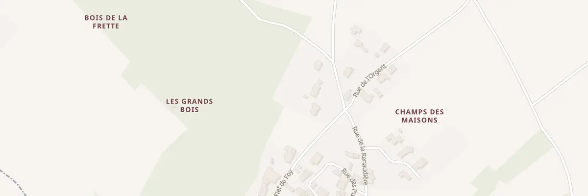 Plan du 6 Rue du Fief de Foy à Romegoux