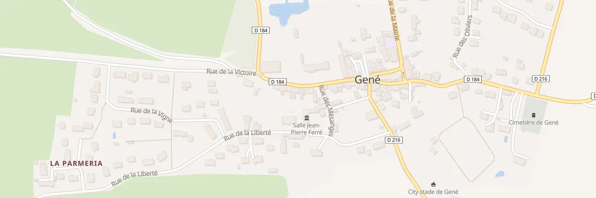 Plan du 11 Rue de la Victoire à Erdre-en-Anjou