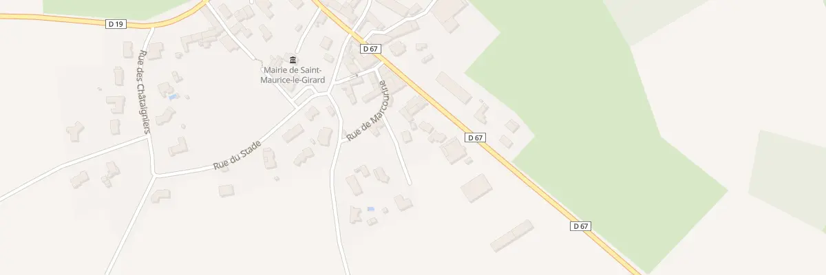 Plan du 7 Rue de marcourine à Saint-Maurice-le-Girard