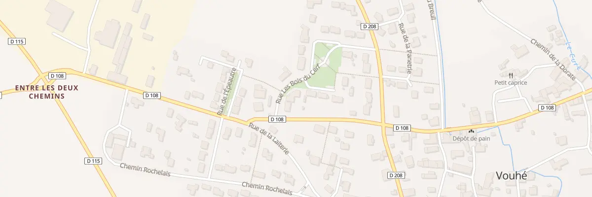 Plan du 3 Rue Les Bois du Cerf à Vouhé