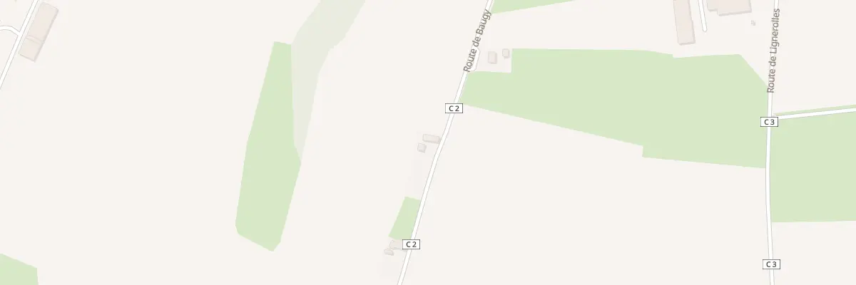 Plan du 596 Rte de Baugy à Castillon