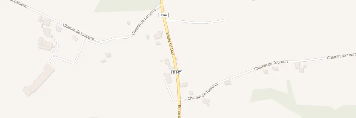 Plan du 1068 Rte de Dax à Saint-Boès