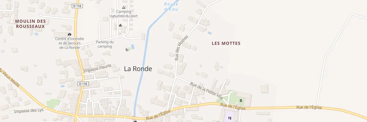 Plan du 2 Rue des Mothes à La Ronde