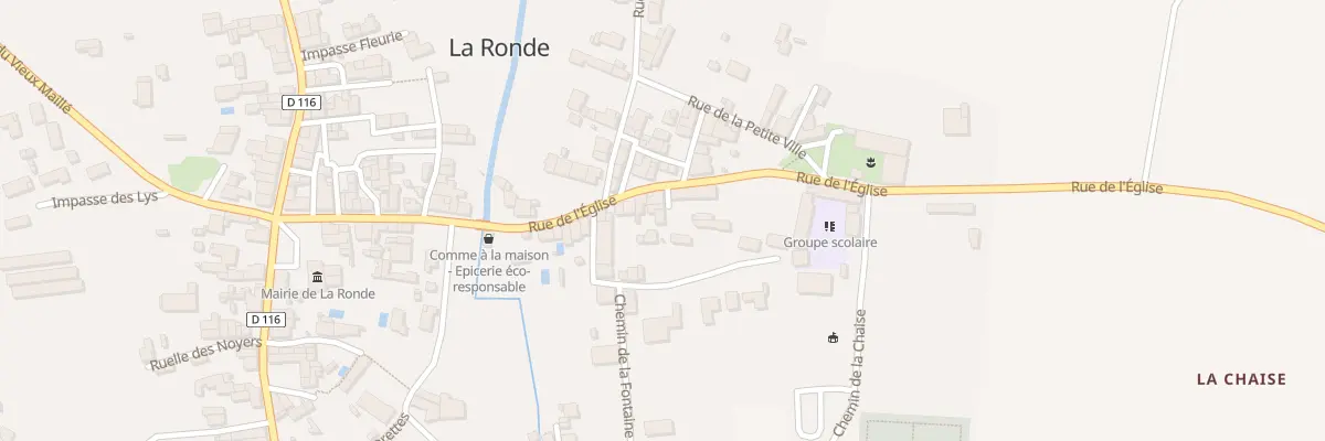 Plan du 28 Rue de l’Eglise à La Ronde