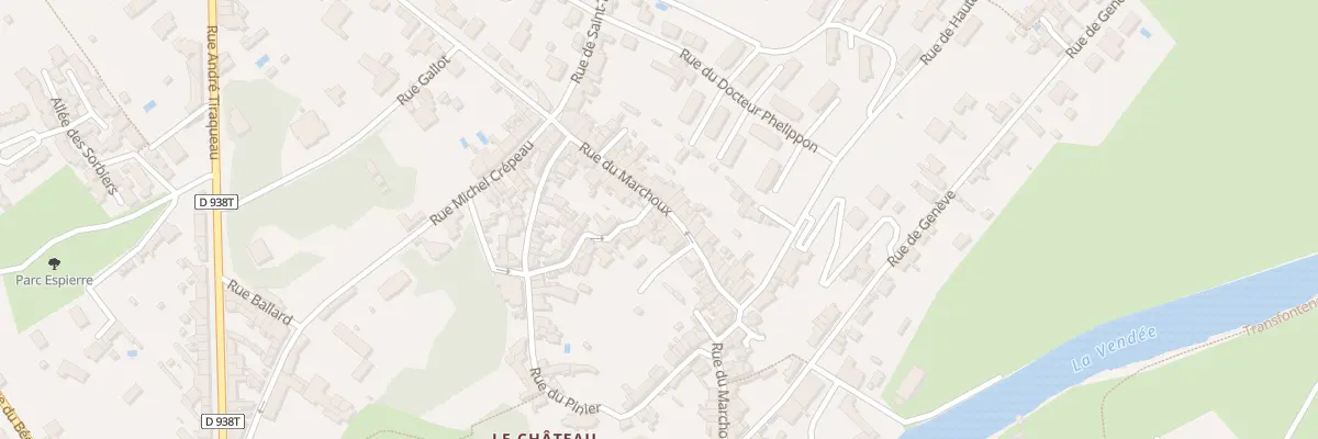 Plan du 33 Rue du marchoux à Fontenay-le-Comte