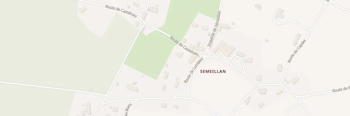 Plan du 17 Rte de Castelnau à Listrac-Médoc