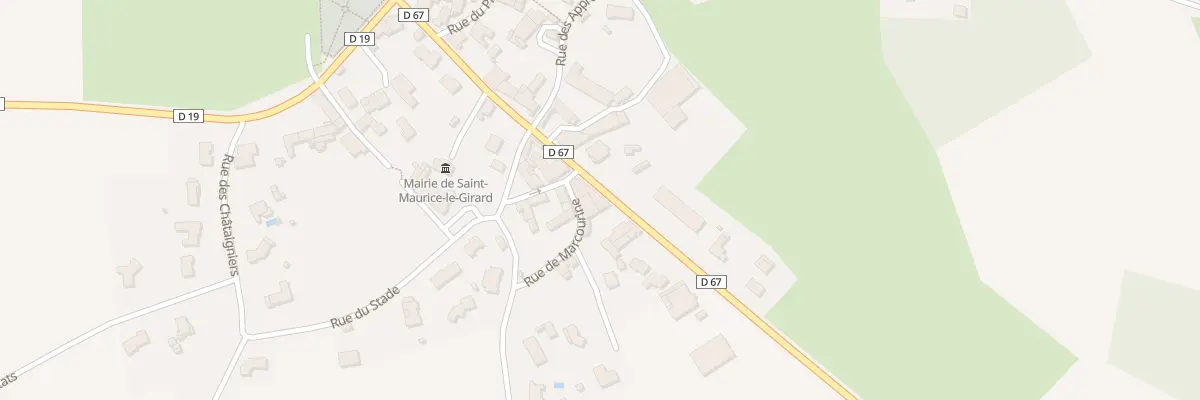 Plan du 30 Rue bellevue à Saint-Maurice-le-Girard