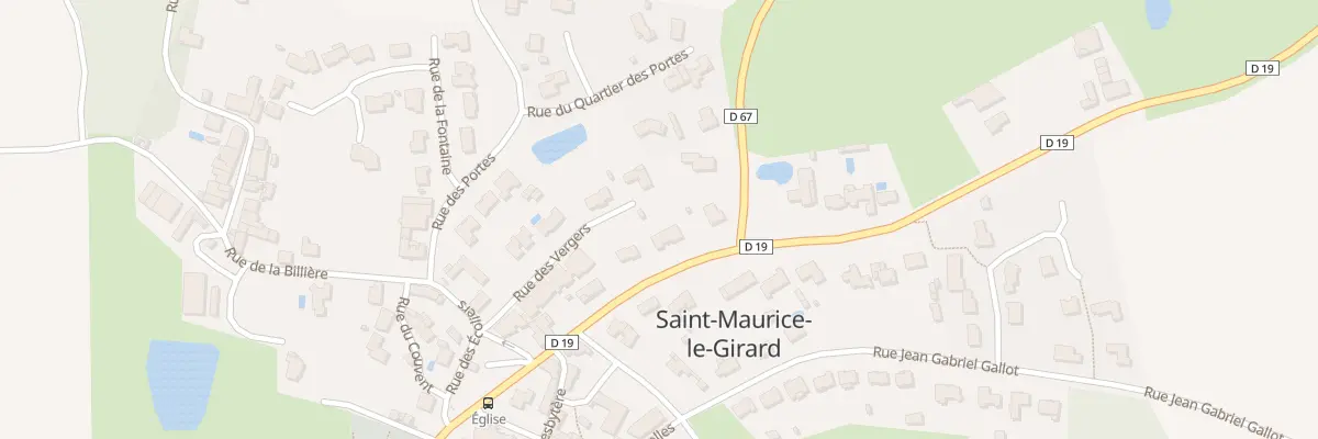 Plan du 21 Rue la croix blanche à Saint-Maurice-le-Girard