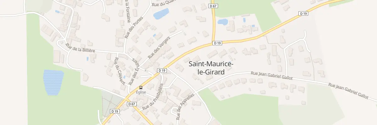 Plan du 20 Rue la croix blanche à Saint-Maurice-le-Girard