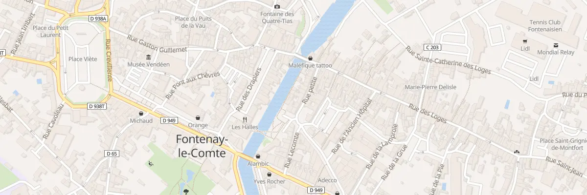 Plan du 15 Quai Sebastien Colin à Fontenay-le-Comte
