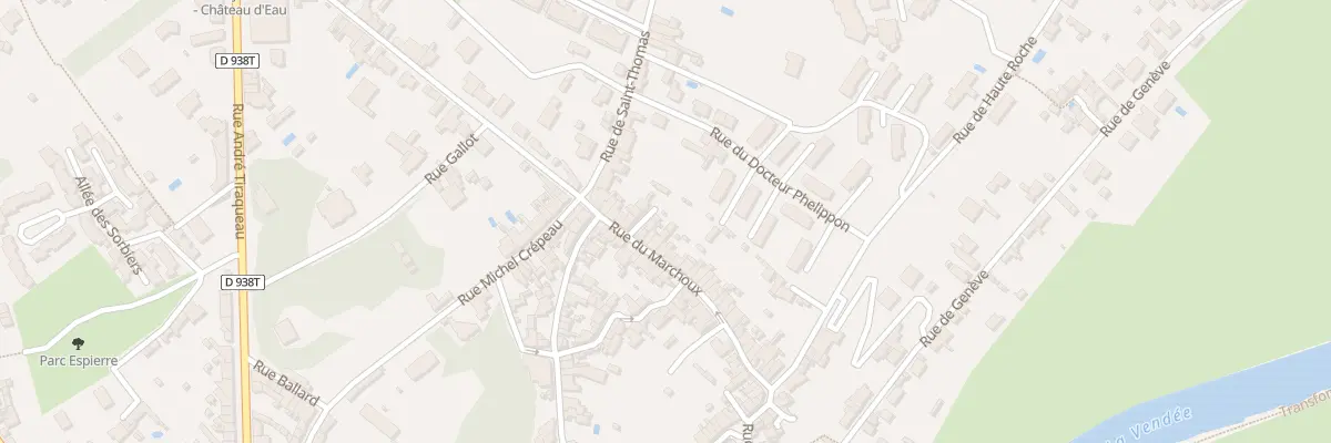 Plan du 74 Rue du marchoux à Fontenay-le-Comte