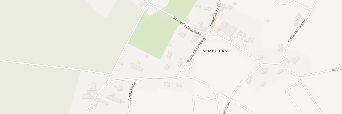 Plan du 7 Rte de Lambert à Listrac-Médoc