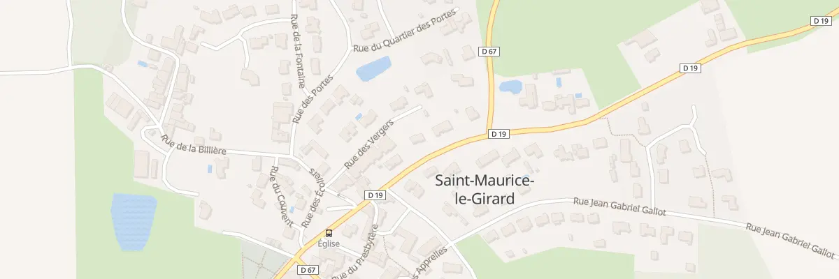 Plan du 17 Rue la croix blanche à Saint-Maurice-le-Girard