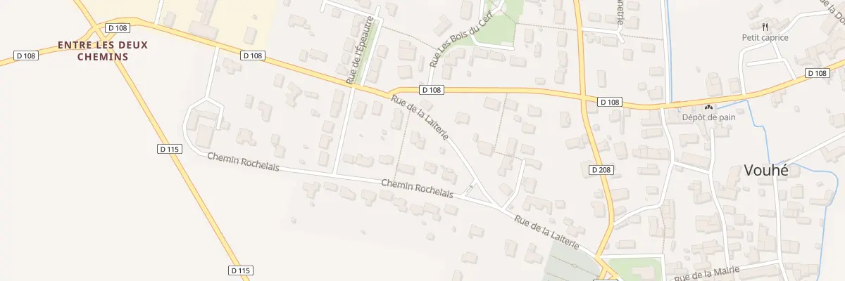 Plan du 3 Rue de la Laiterie à Vouhé