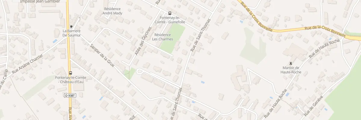Plan du 39 Rue de saint-thomas à Fontenay-le-Comte