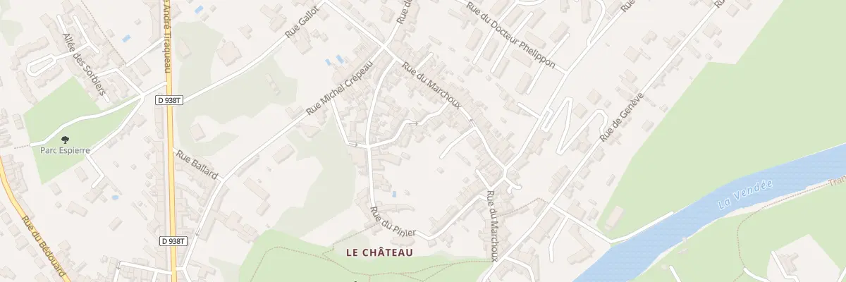 Plan du 14 Rue du doyenne à Fontenay-le-Comte