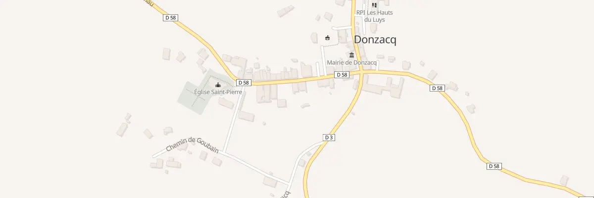 Plan du 5 Rue de l’Eglise à Donzacq