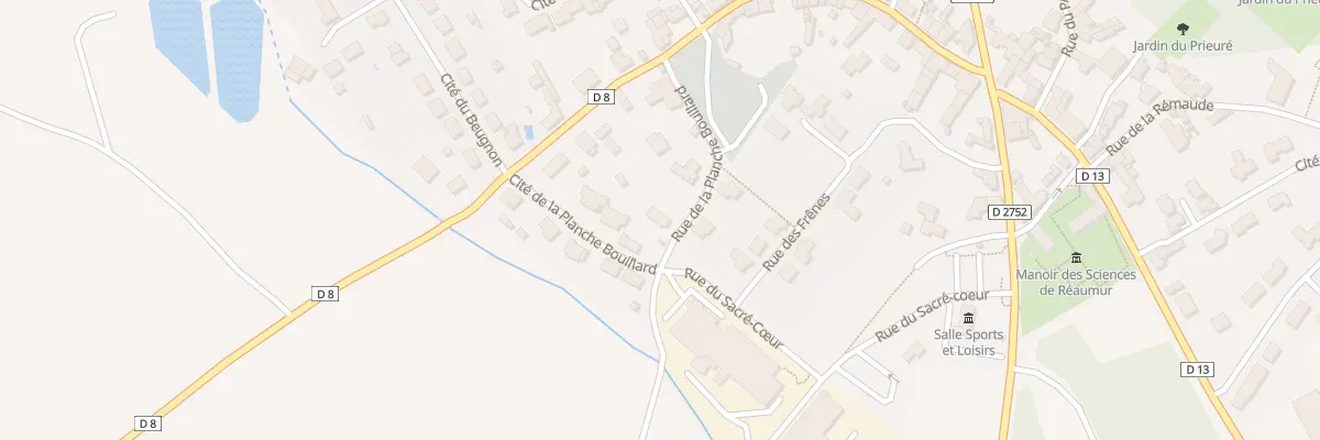 Plan du 23 Rue de la planche bouillard à Réaumur