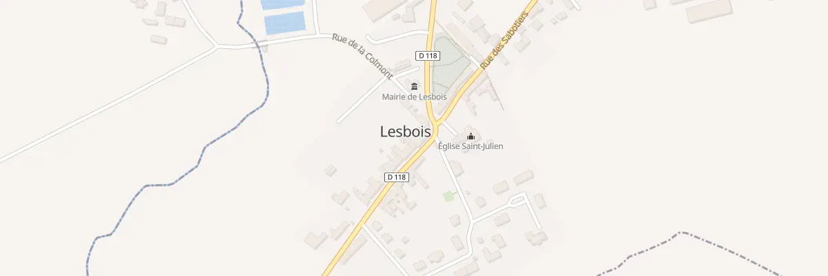 Plan du 4 Rue de la Forge à Lesbois