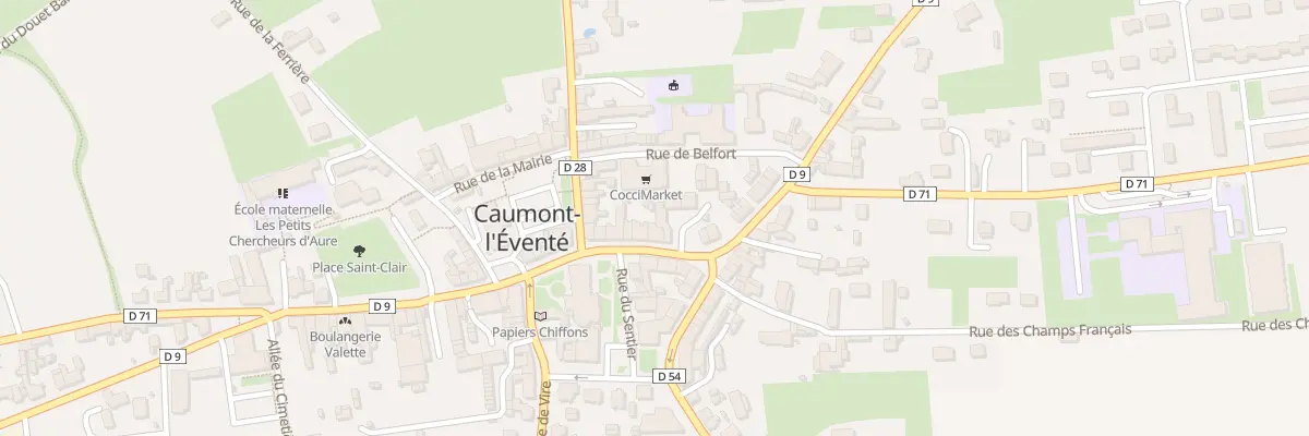 Plan du 11 Rue Saint Martin (Caumont) à Caumont-sur-Aure