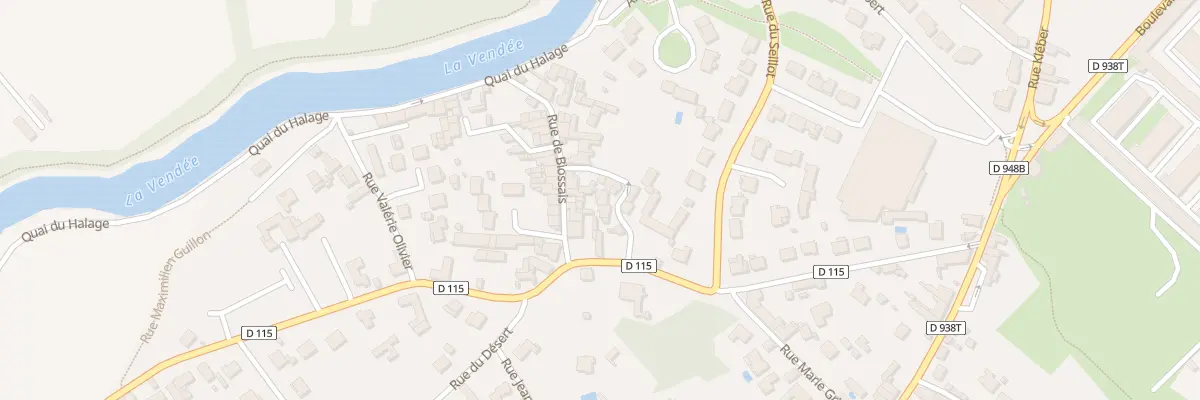 Plan du 5 Rue du vieux puits à Fontenay-le-Comte