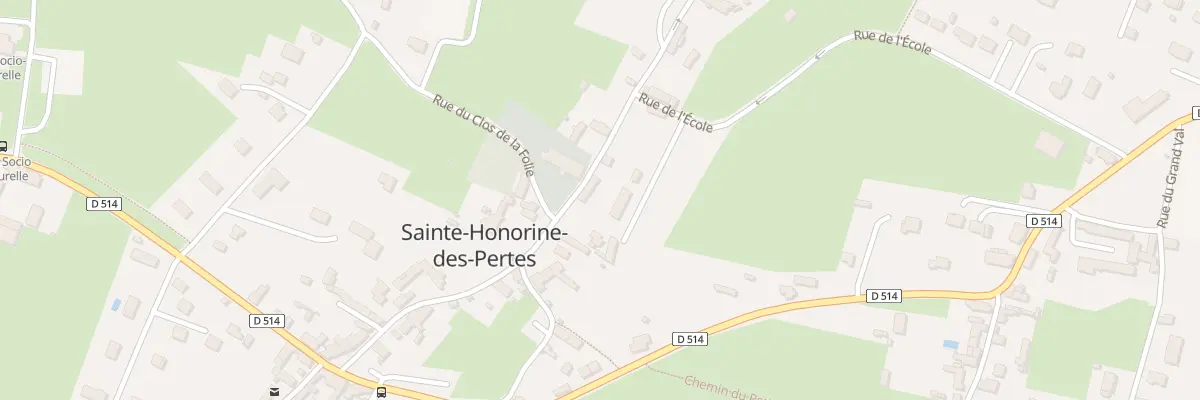 Plan du 22 Rue de l’Eglise (Ste Honorine) à Aure sur Mer