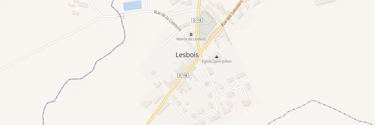 Plan du 6 Rue de la Forge à Lesbois