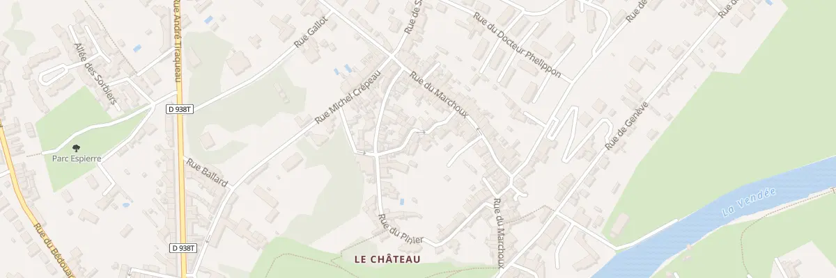 Plan du 12 Rue du doyenne à Fontenay-le-Comte
