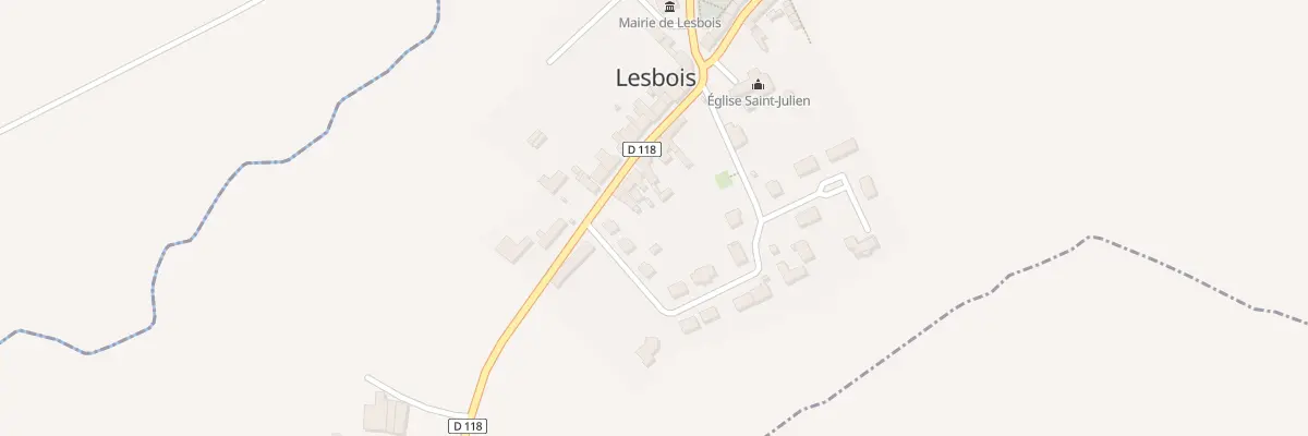 Plan du 9 Rue de la Forge à Lesbois