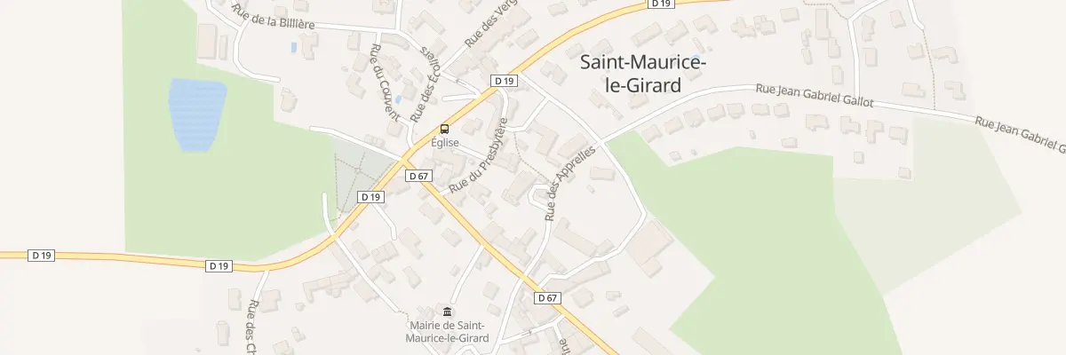 Plan du 8 Ven des Mimosas à Saint-Maurice-le-Girard